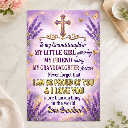 My Granddaugher, Daughter Forever | Personalized Kitchen Towel