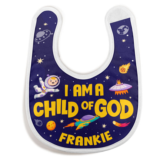 I Am A Child Of God | Personalized Baby Bib