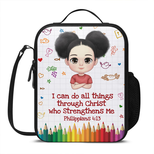 Bible Verse For Kids | Personalized Lunch Box Bag JSLBBPH1311L