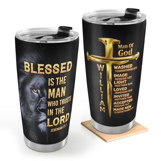 Man Of God | Personalized Stainless Steel Tumbler