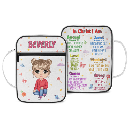 In Christ I Am | Personalized Kid's Bible Bag