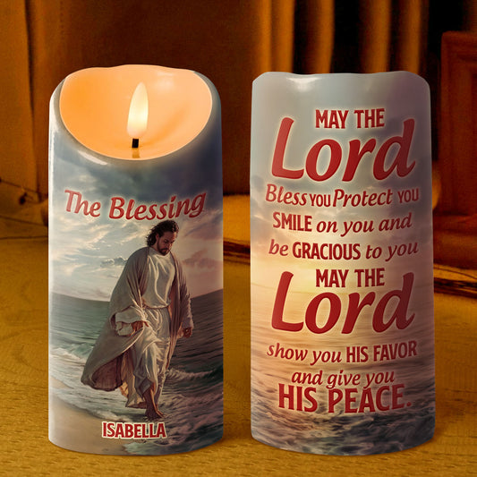 The Blessing | Personalized Flameless LED Candle