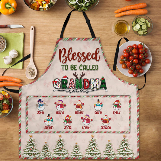Blessed To Be Called | Personalized Apron With Pocket