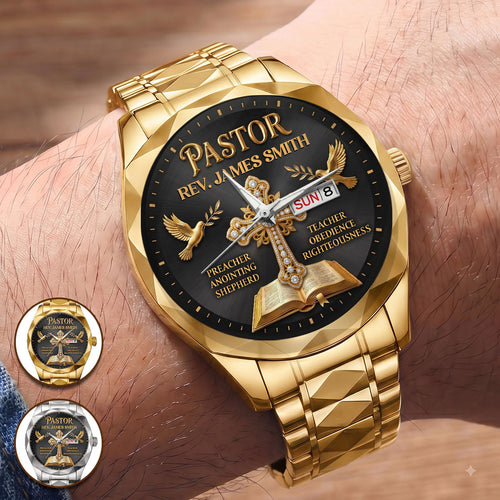 Shepherd Of Faith | Personalized Men's Wrist Watch