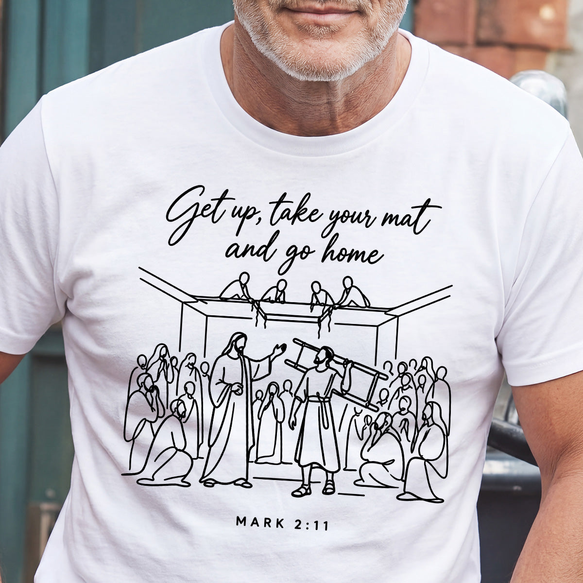 Get Up, Take Your Mat And Go Home |  2D Unisex T-shirt