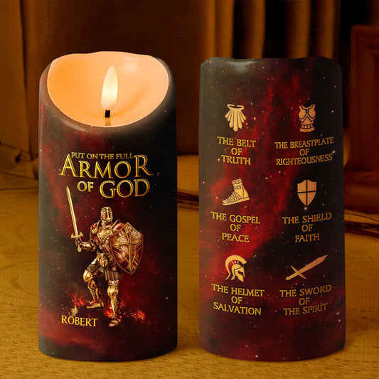 Armor Of God | Personalized Flameless LED Candle