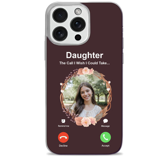 The Call I Wish I Could Take | Personalized Clear Silicone Phone Case