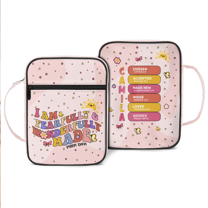I Am Fearfully And Wonderfully Made | Personalized Kid's Bible Bag