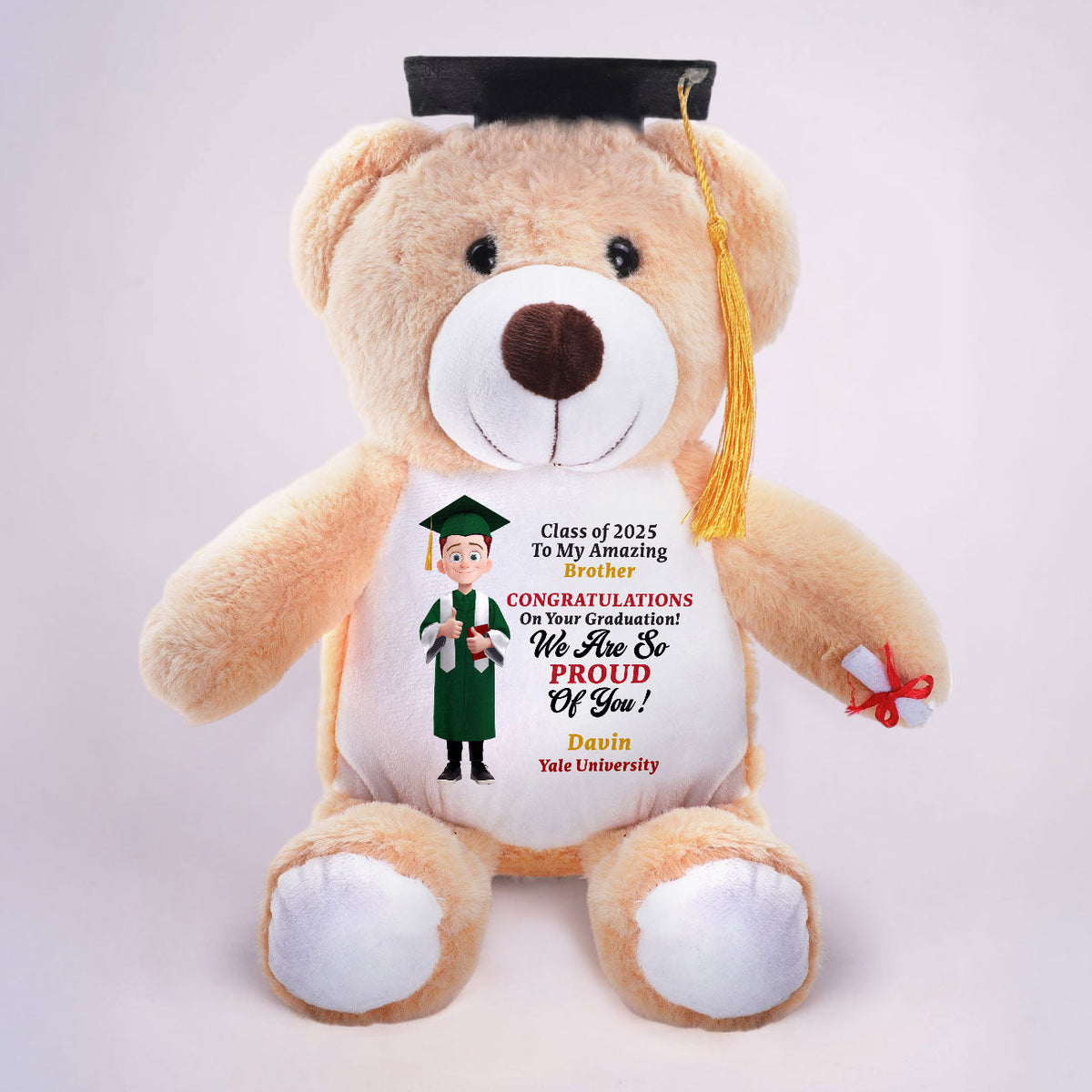 Congratulations On Your Graduation | Personalized Graduation Teddy Bear