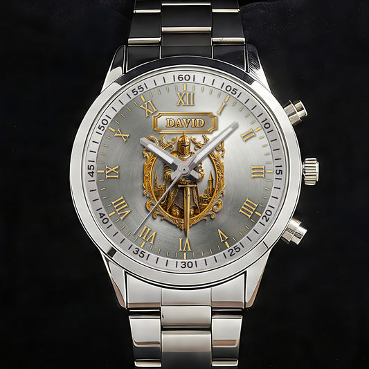 Knight Of God  | Personalized Men's Wrist Watch