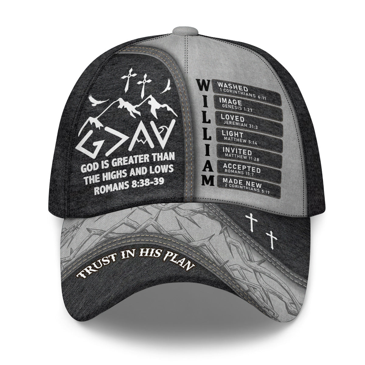 God Is Greater Than The Highs And Lows | Personalized Classic Cap