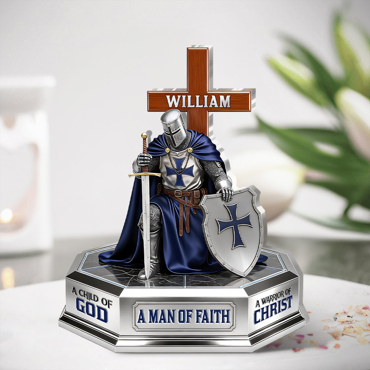 A Man Of God | Personalized Custom Shaped Acrylic Plaque