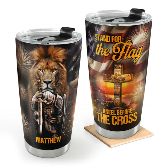 Stand For The Flag | Personalized Stainless Steel Tumbler JSSSTH880