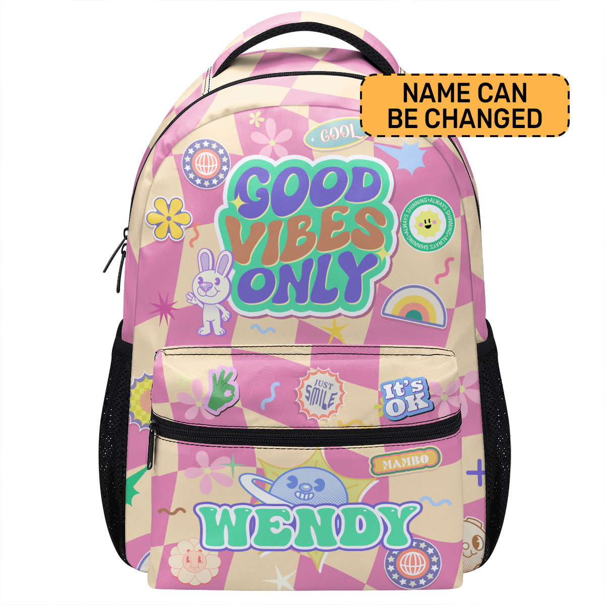 Good Vibes Only | Personalized Backpack JSBPPHA1035M