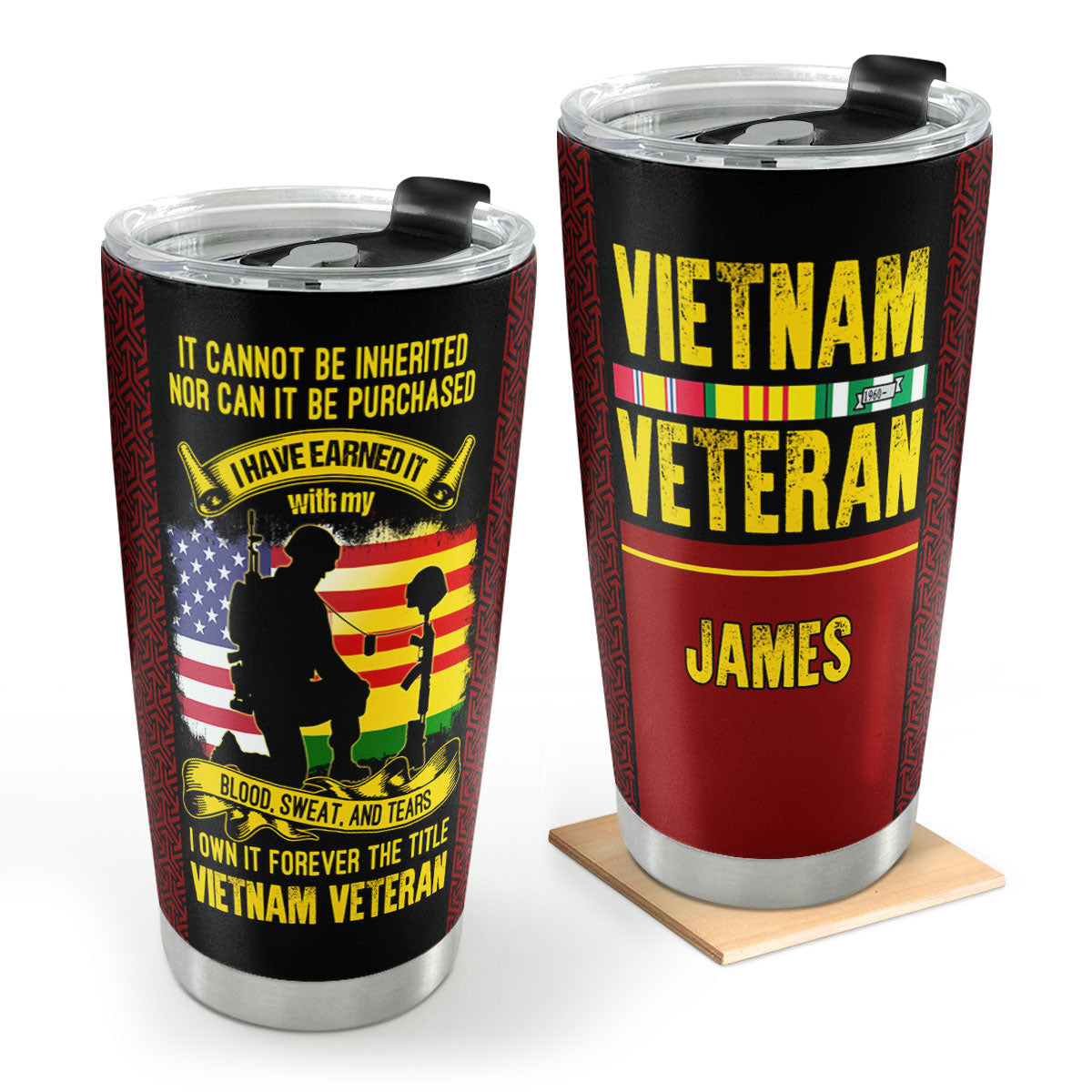 It Cannot Be Inherited Nor Can It Be Purchased | Personalized Stainless Steel Tumbler JSSSTH886