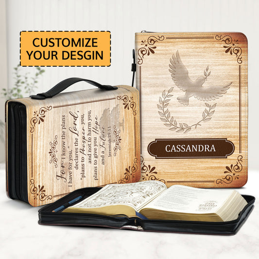 For I Know The Plans | Personalized Bible Cover JSBCHLPA1424M