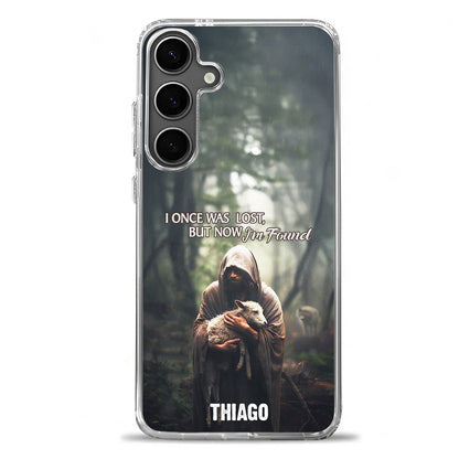 I Once Was Lost But Now I'm Found | Personalized Clear Silicone Phone Case