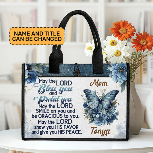 May The Lord Bless You And Protect You - Personalized New Canvas Tote Bag CTBM03