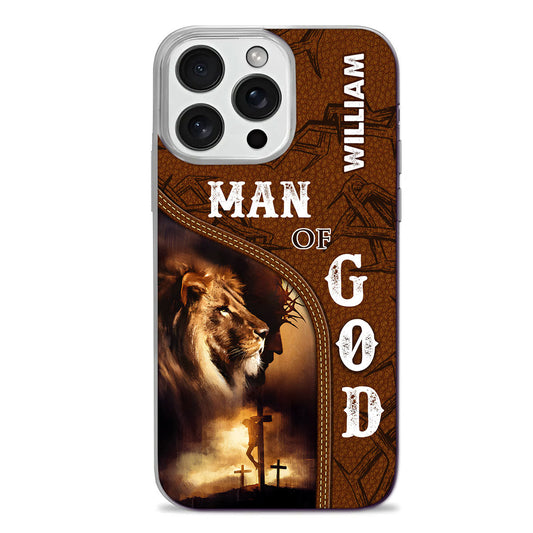 Man Of God  | Personalized Clear Silicone Phone Case