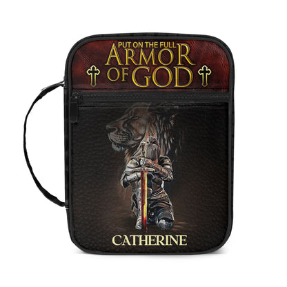 Put On The Full Armor Of God | Personalized New Bible Bag JSNBBPM1240TA