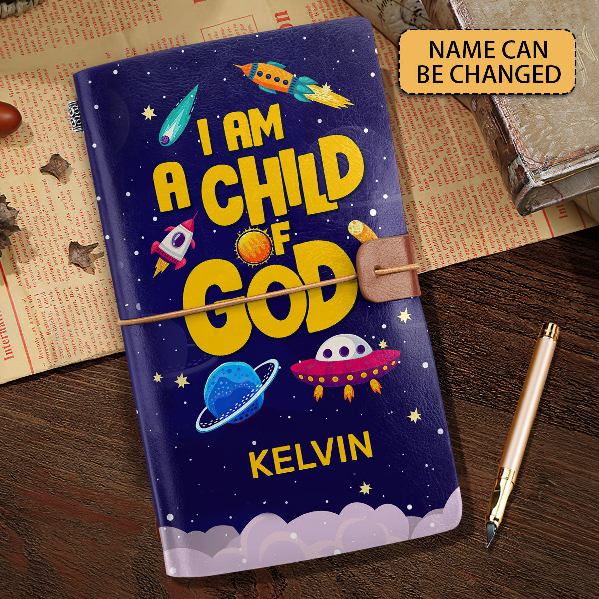 A Child Of God | Personalized Leather Bound Journal JSLBJPH924M