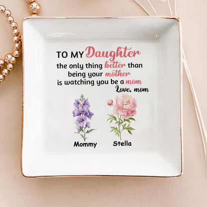 To My Daughter | Personalized Jewelry Dish JSJDPN2804D