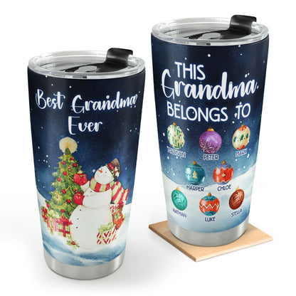 Best Grandma Ever | Personalized Stainless Steel Tumbler