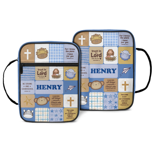 Cute Christian Gift For Kids | Personalized Kid's Bible Bag