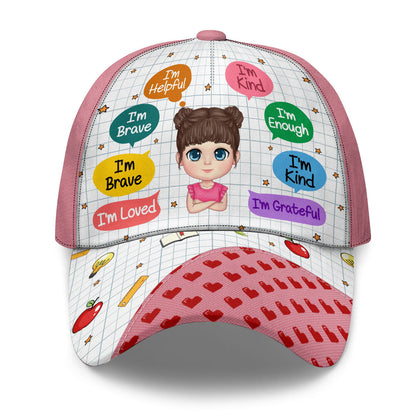 I'm Kind I'm Brave | Personalized Classic Cap JSCCPH1255L