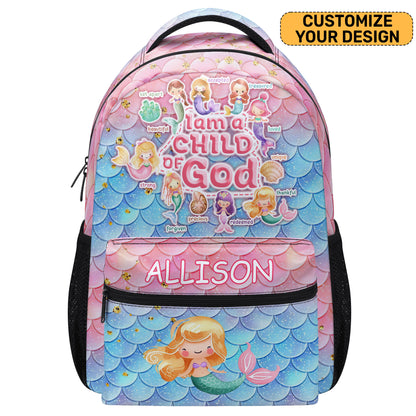 A Child Of God Kids | Personalized Backpack JSBPPN934T