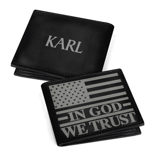 In God We Trust | Personalized Folded Wallet For Men JSLFWH859