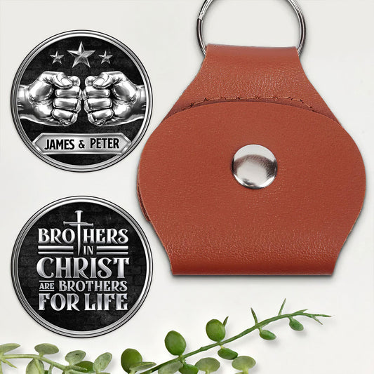 Brothers In Christ Are Brothers For Life | Personalized Pocket Hug