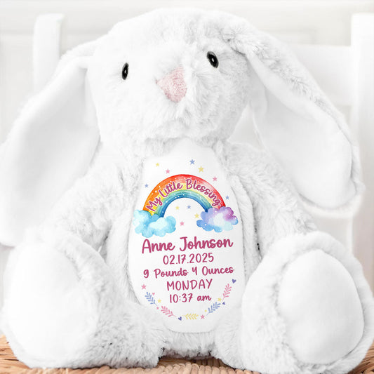 My Little Blessing | Personalized Stuffed Bunny