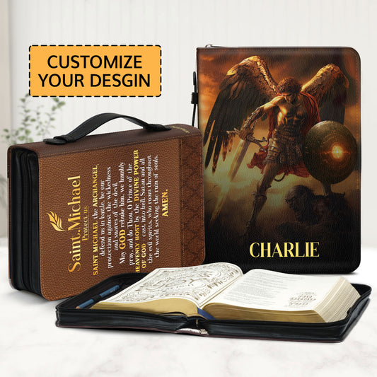 Saint Michael | Personalized Bible Cover JSBCPPA1131M