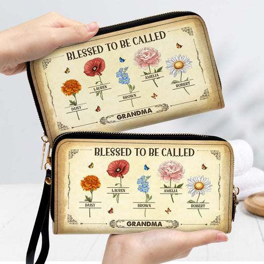 Blessed To Be Called Mom | Personalized Clutch Purse