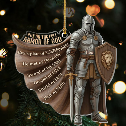 Armor Of God | Personalized 1-Layer Acrylic Ornament