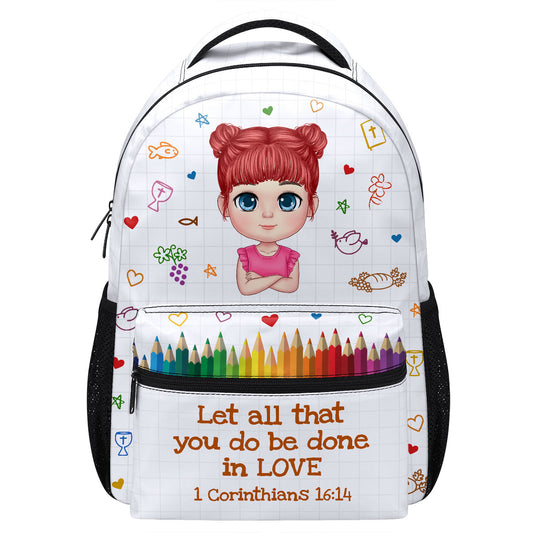 Bible Verse For Kids | Personalized Backpack JSBPPH1198L