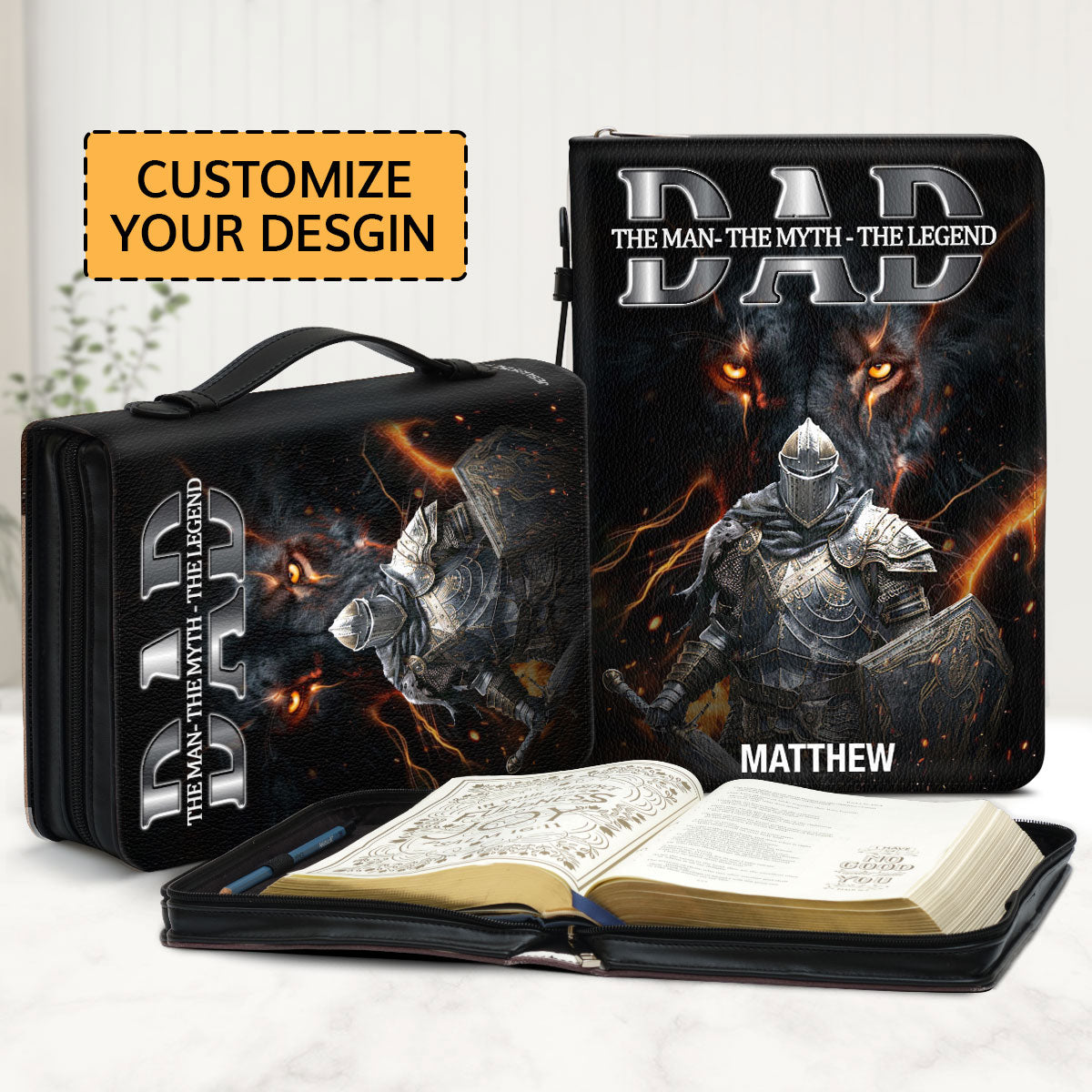 The Man, The Myth, The Legend | Personalized Bible Cover JSBCPPA1148D