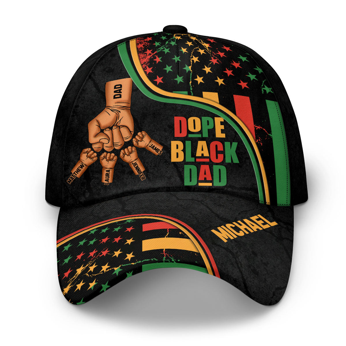 Black Dope Dad | Personalized Classic Cap