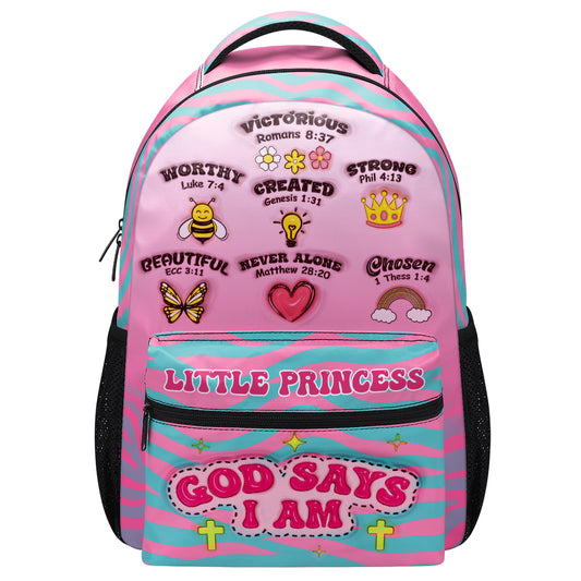 God Says I Am  | Personalized Backpack