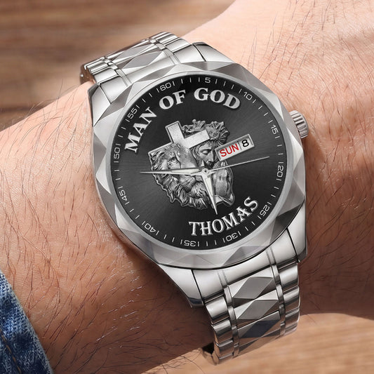 Man Of God | Personalized Men's Wrist Watch