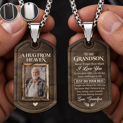 Your Love Remains | Personalized Dog Tag Necklace