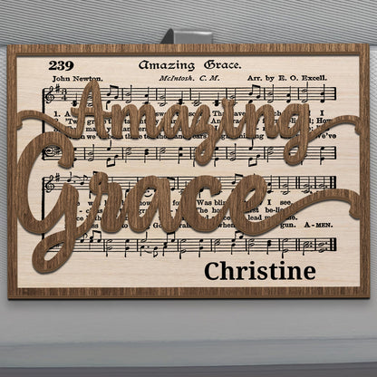 Amazing Grace | Personalized Car Visor Clip