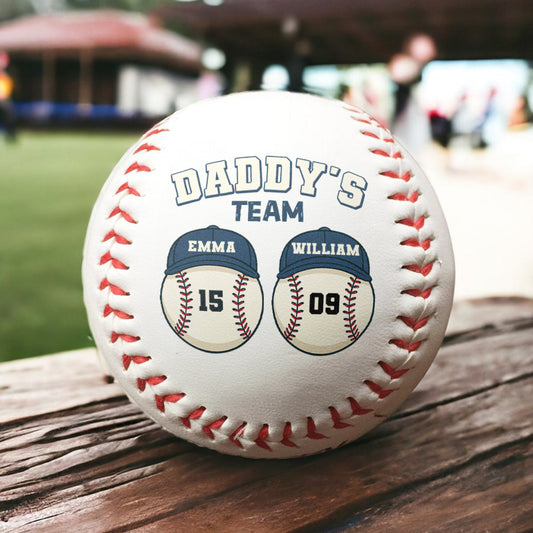 Daddy's Team | Personalized Baseball