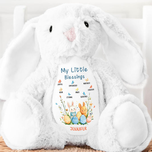 My Little Blessings | Personalized Stuffed Bunny