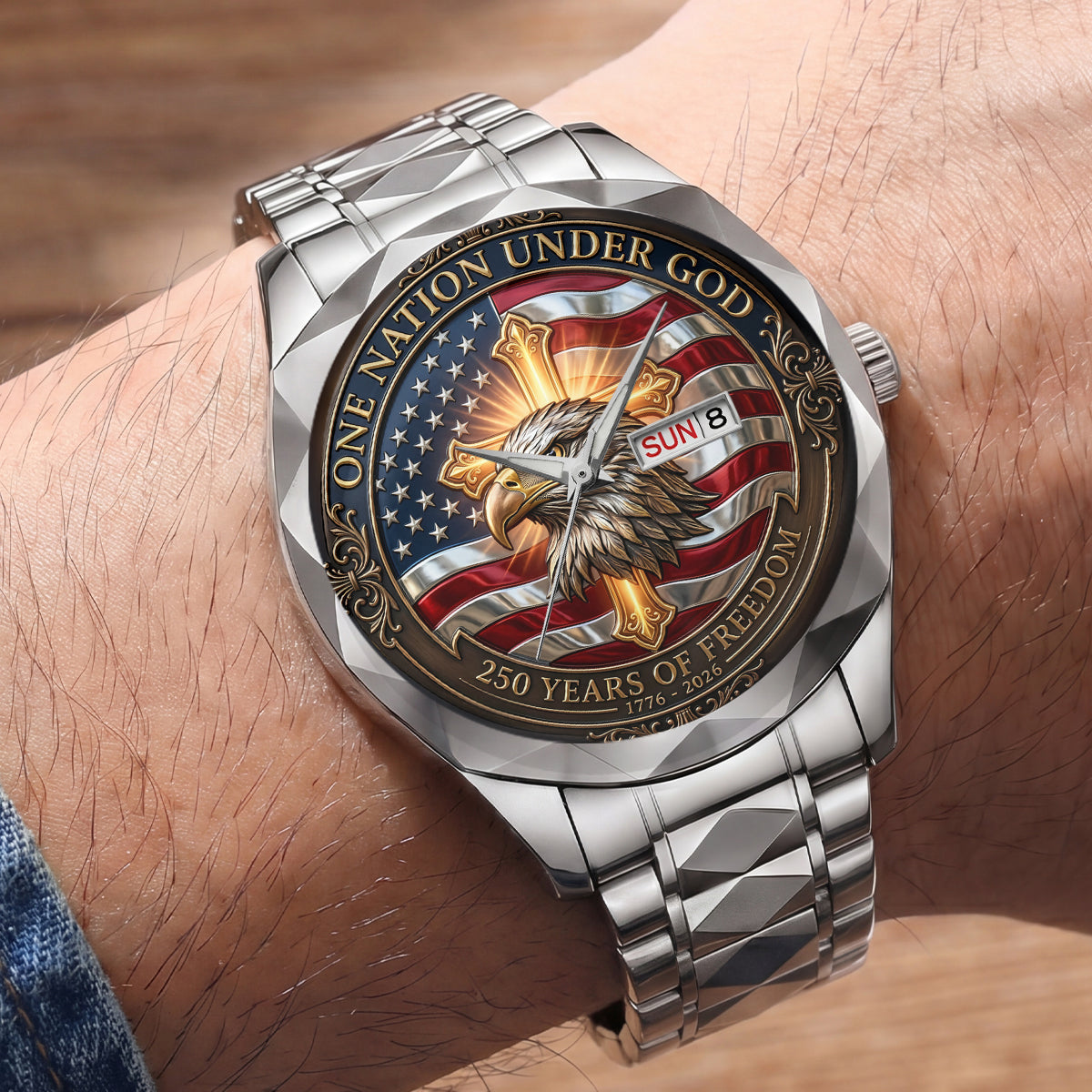 One Nation Under God |  Men's Wrist Watch