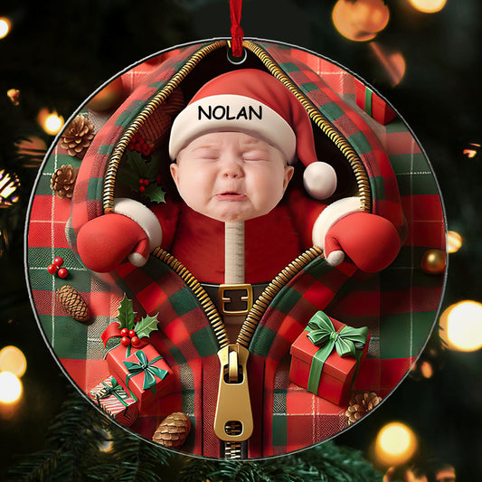 Baby First Christmas | Personalized 1-Side Acrylic Ornament JSACOPN2634M