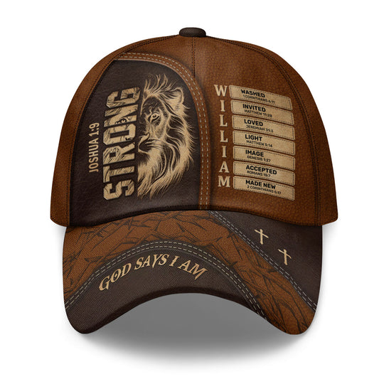 Man Of God Lion | Personalized Classic Cap