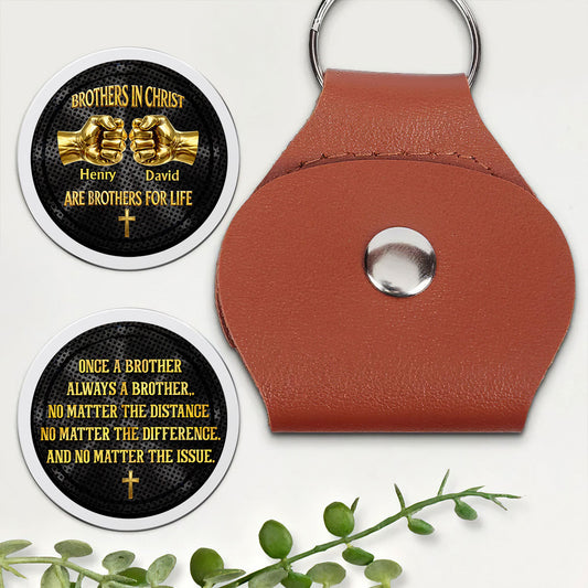Brothers In Christ Are Brothers For Life | Personalized Pocket Hug