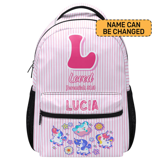 Cute Letter | Personalized Backpack JSBPPHA1032D